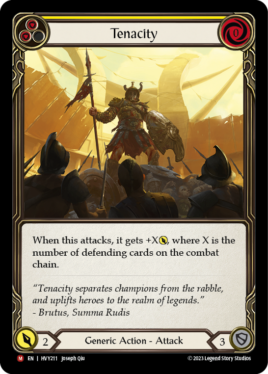 Tenacity [HVY211] (Heavy Hitters) Rainbow Foil