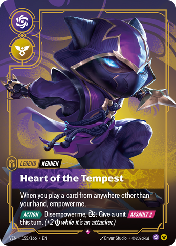front of card Yordle, Kennen - Heart of the Tempest [Vendetta] 155/166
