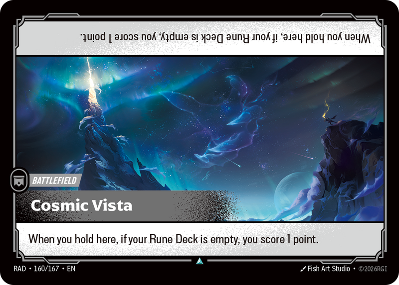 front of card Cosmic Vista [Radiance] 160/167