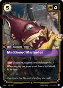 front of card Maddened Marauder [Origins]