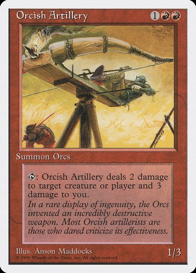 Orcish Artillery (4th Ed 1996 Dated) [Introductory Two-Player Set]