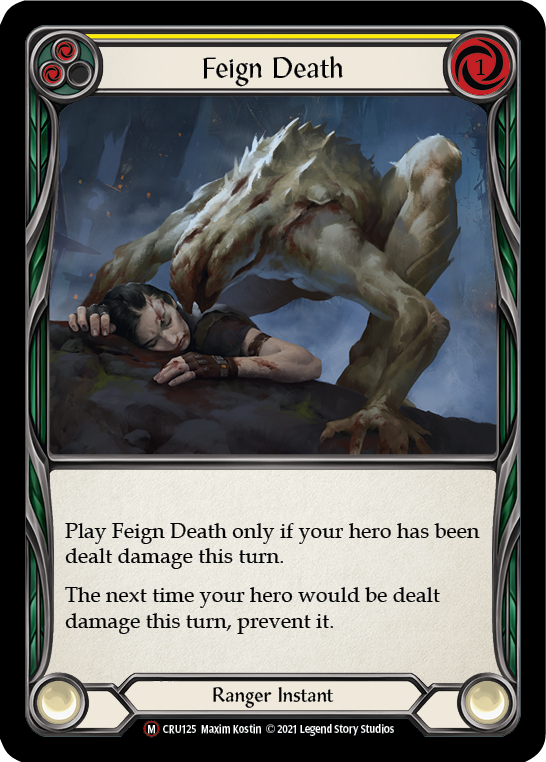 Feign Death [U-CRU125] (Crucible of War Unlimited) Unlimited Rainbow Foil