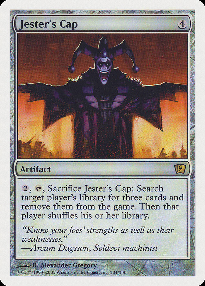 (Oversized) Jester's Cap (9th Edition) [Oversize Cards]