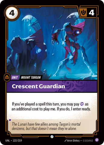 front of card Crescent Guardian [Unleashed] 122/219