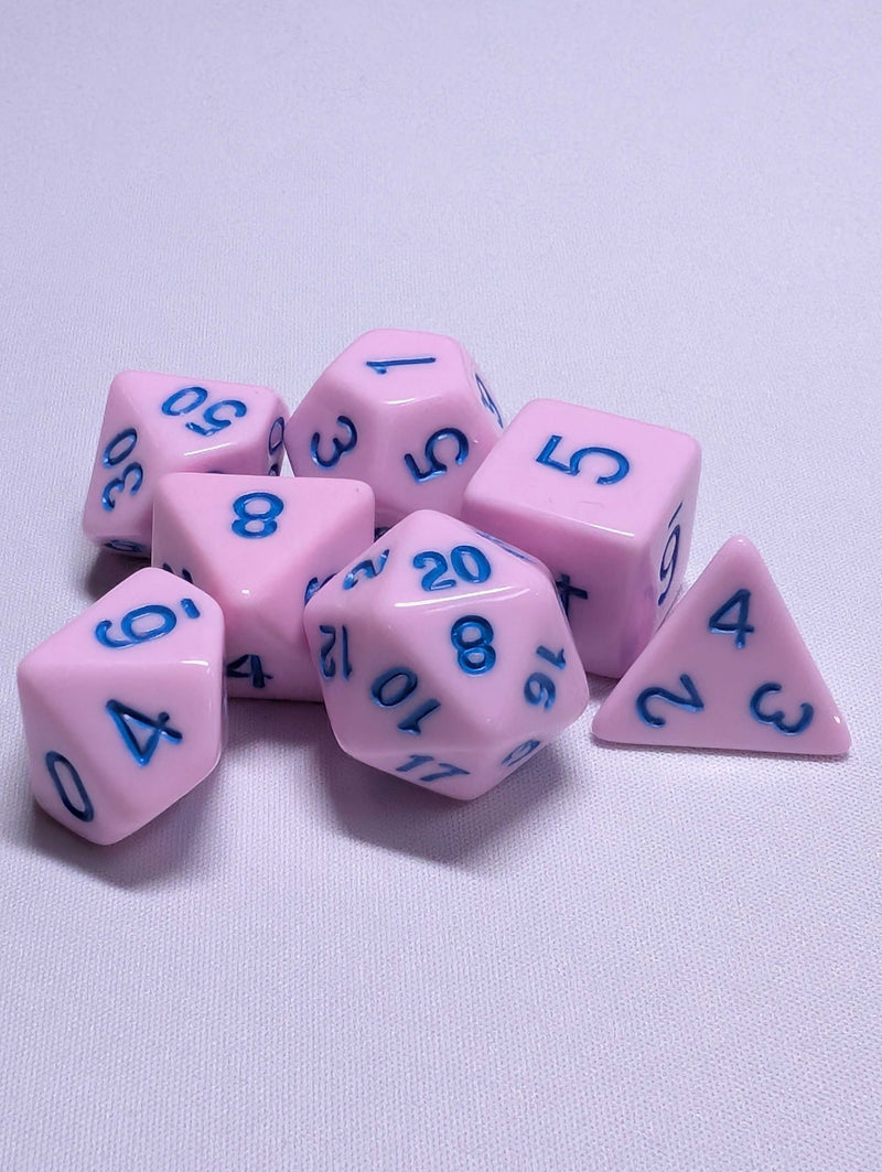 HD Dice Set - 7pc - Iced Strawberry