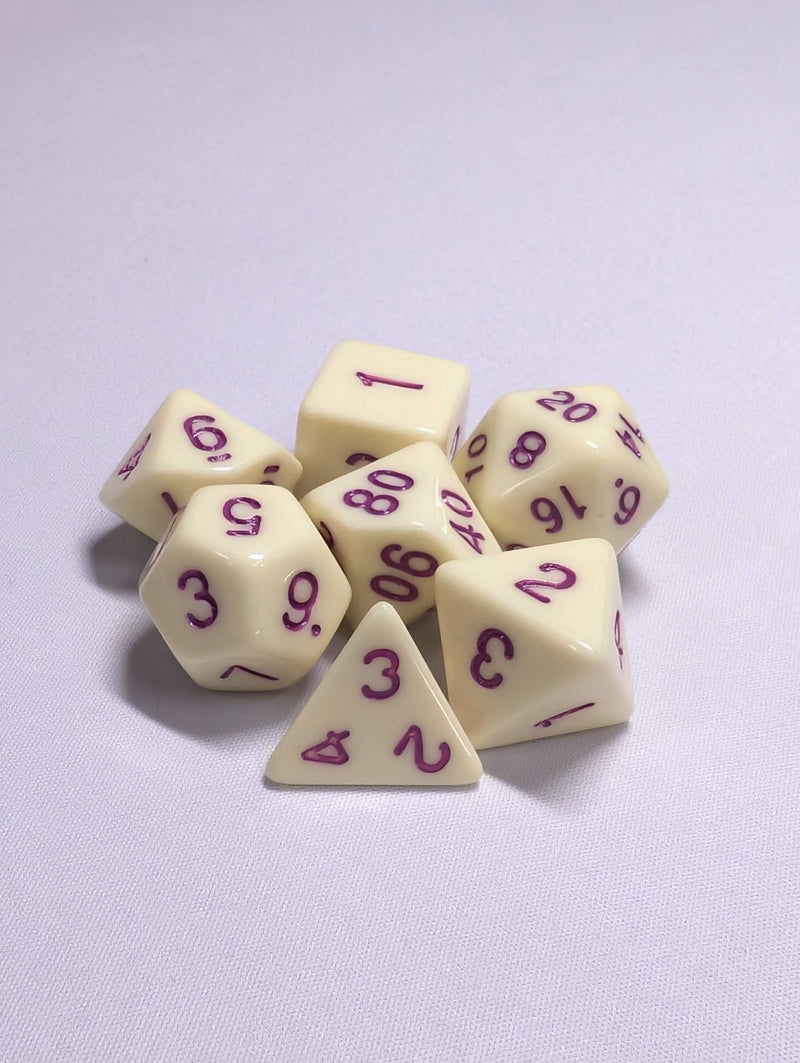 HD Dice Set - 7pc - Creamy Sunshine