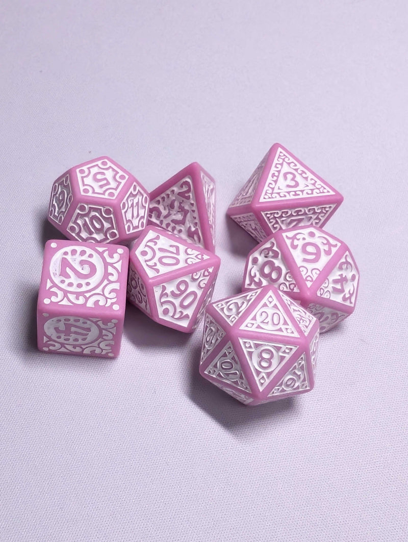 HD Dice Set - 7pc - Mystic Pink