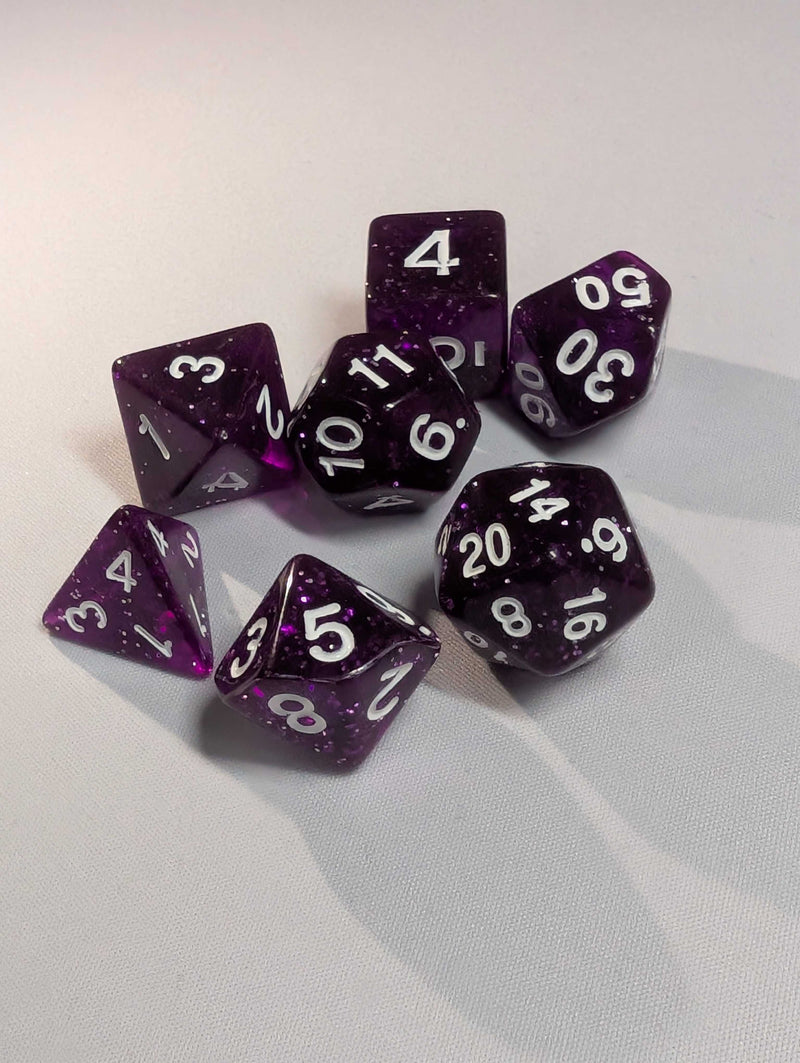 HD Dice Set - 7pc - Amethyst Dust