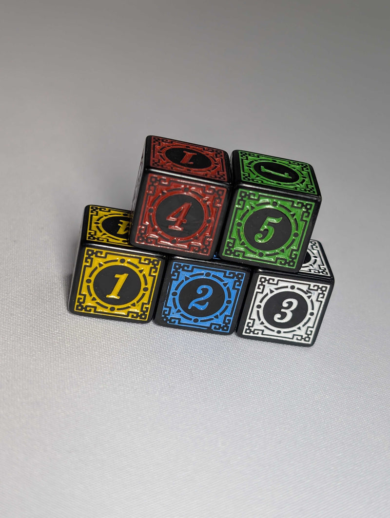 HD Dice 16mm d6 Set - 5pc - Magic Burst