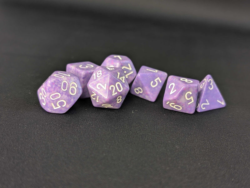 Chessex "Pound of Dice" Exclusive Dice Set - (7pc) Lavender Fields