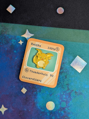 CloverAlters - Kawaii Raichu - Enamel Pin