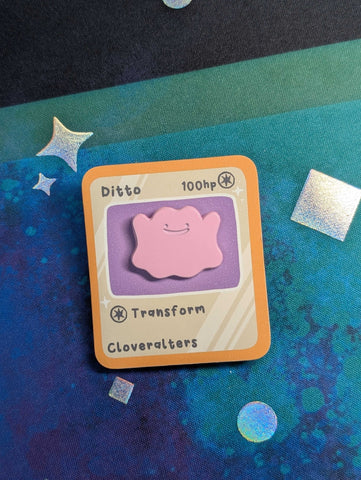 CloverAlters - Kawaii Ditto - Enamel Pin