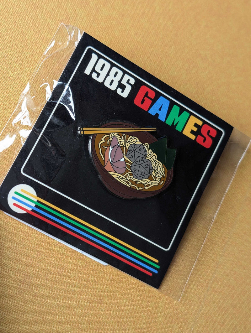 1985 Games - Enamel Pin - Ramen D20
