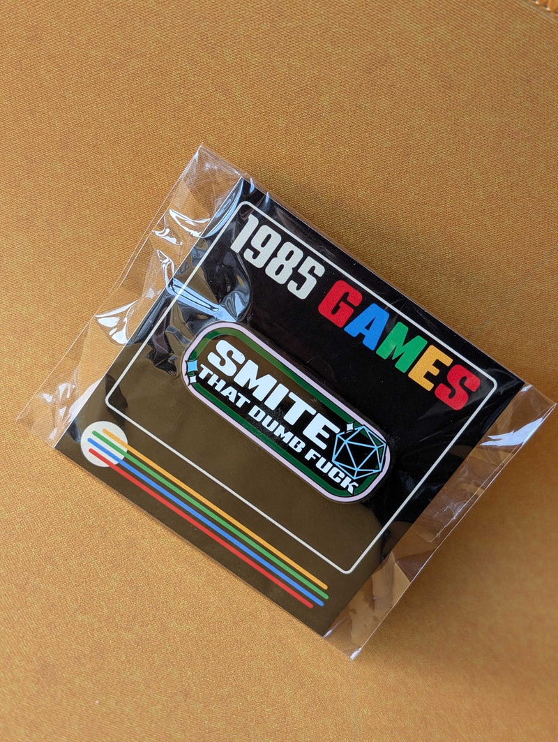 1985 Games - Enamel Pin - Smite That