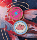 CloverAlters - MTG Energy//Flying - Enamel Token Coin