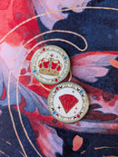 CloverAlters - MTG Treasure//Monarch - Enamel Token Coin