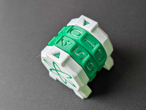 Fusion Gaming: Click Wheel Life Counter - Green & White