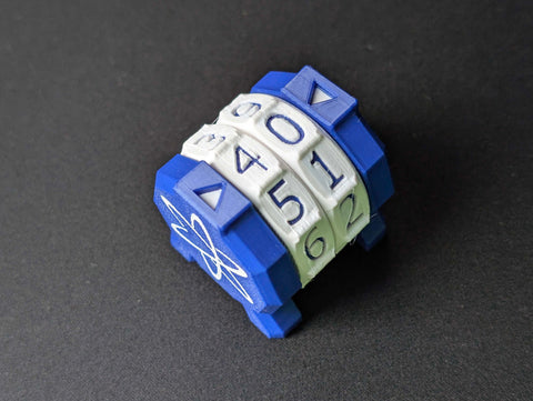 Fusion Gaming: Click Wheel Life Counter - Blue & White
