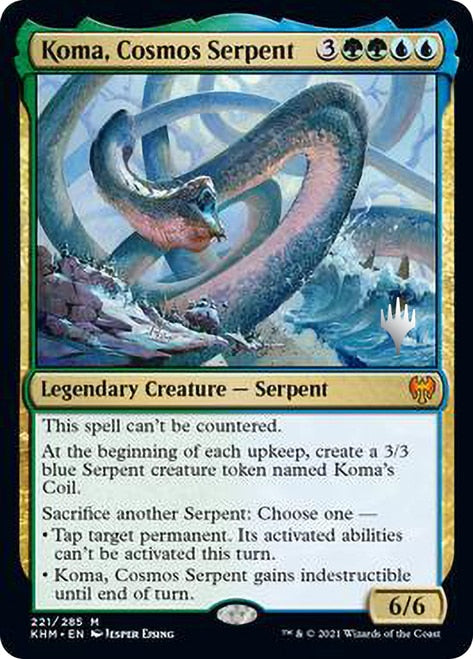 Koma, Cosmos Serpent (Promo Pack) [Kaldheim Promo Pack]