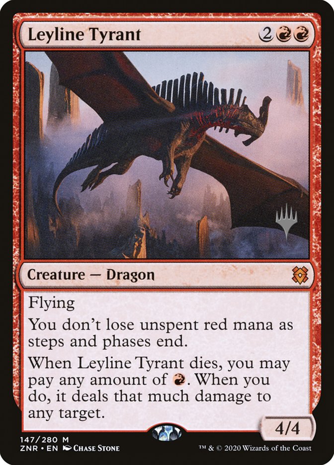 Leyline Tyrant (Promo Pack) [Zendikar Rising Promo Pack]
