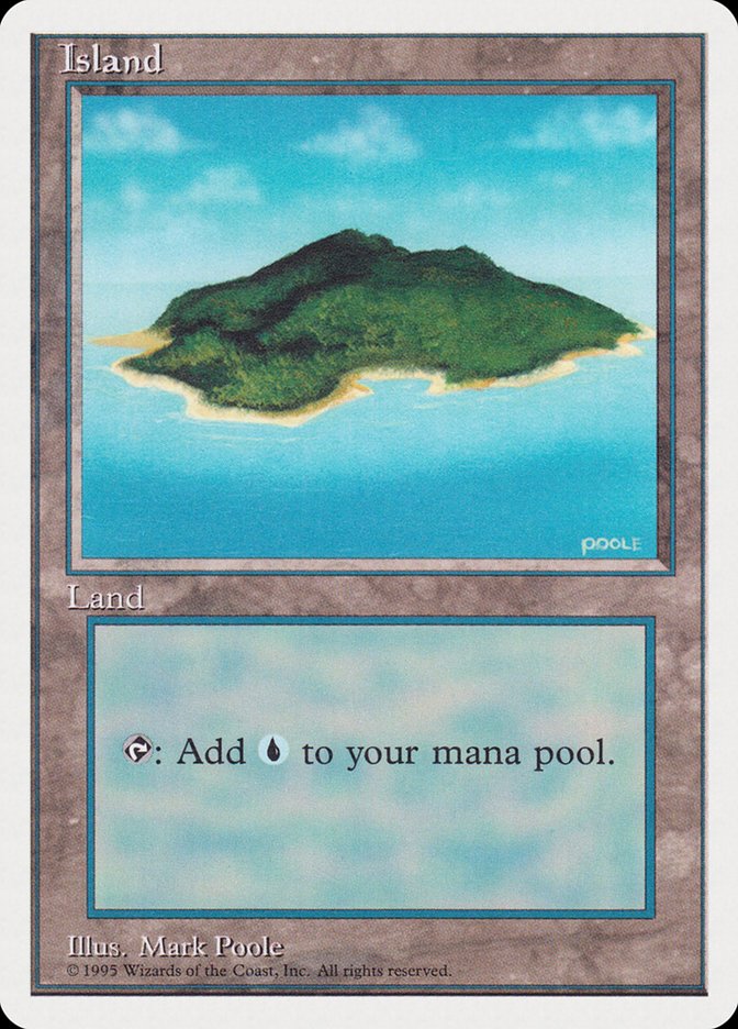 Island (White Clouds) (1995 Reprint) [Rivals Quick Start Set]