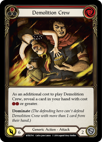 Demolition Crew (Red) [WTR179-C] (Welcome to Rathe) Alpha Print Normal