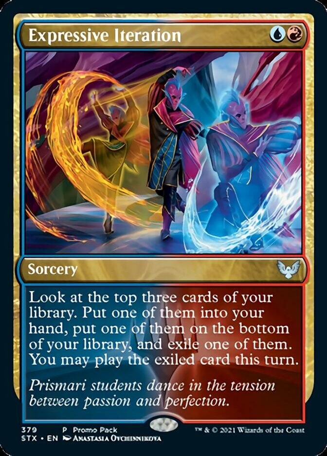 Expressive Iteration (Promo Pack) [Strixhaven: School of Mages Promo Pack]