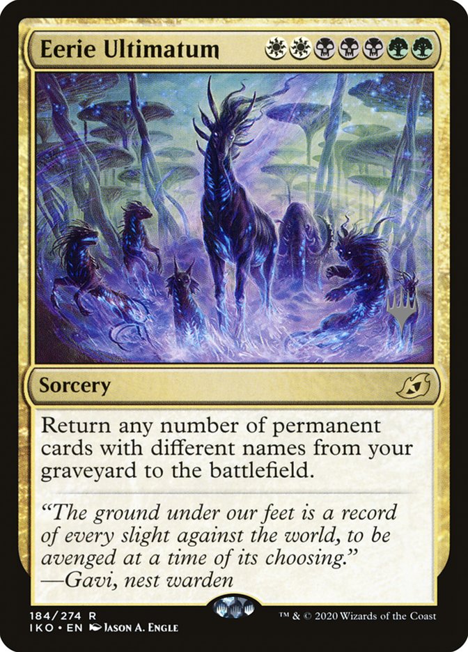 Eerie Ultimatum (Promo Pack) [Ikoria: Lair of Behemoths Promo Pack]