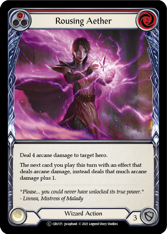 Rousing Aether (Red) [U-CRU171] (Crucible of War Unlimited) Unlimited Rainbow Foil
