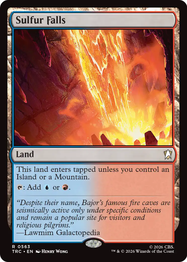 Sulfur Falls (Surge Foil) [Star Trek Commander]