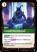 front of card Consult the Heavens [Radiance] 025/167