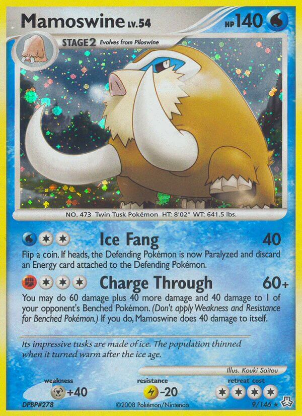 Mamoswine (9/146) (Diamond & Pearl: Legends Awakened) [Theme Deck Exclusive]