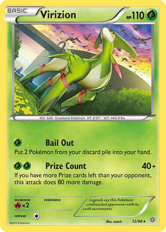 Virizion (12/98) (XY: Ancient Origins) [Theme Deck Exclusive]