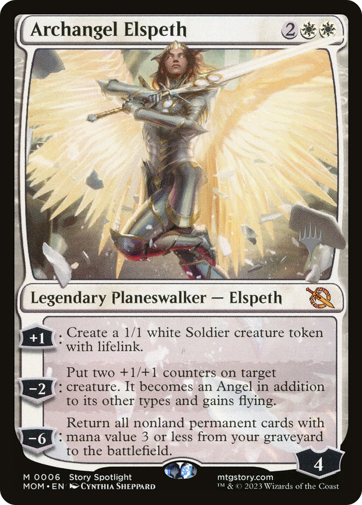 Archangel Elspeth (Promo Pack) [March of the Machine Promo Pack]