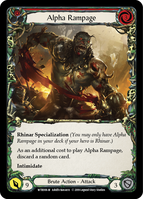 Alpha Rampage [WTR006-M] (Welcome to Rathe) Alpha Print Normal