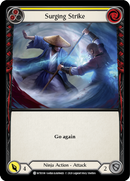 Surging Strike (Yellow) [U-WTR108] (Welcome to Rathe Unlimited) Unlimited Rainbow Foil
