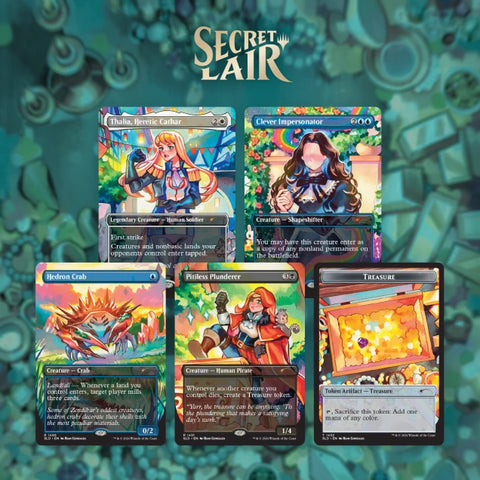 Secret Lair Drop: Our Boss is on Vacation Superdrop - Pick 'Em and Stick 'Em (Non-Foil Edition)
