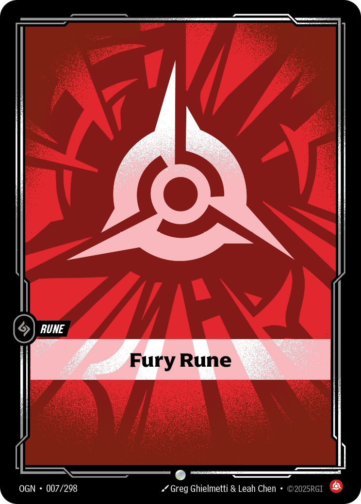 front of card Fury Rune [Origins]