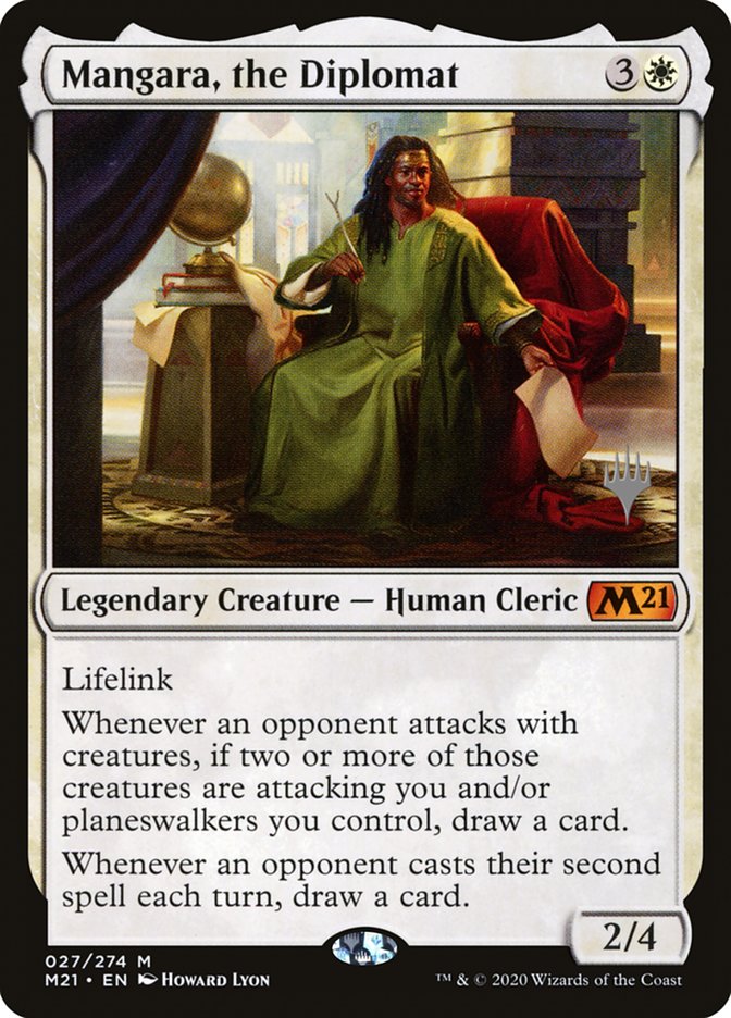 Mangara, the Diplomat (Promo Pack) [Core Set 2021 Promo Pack]
