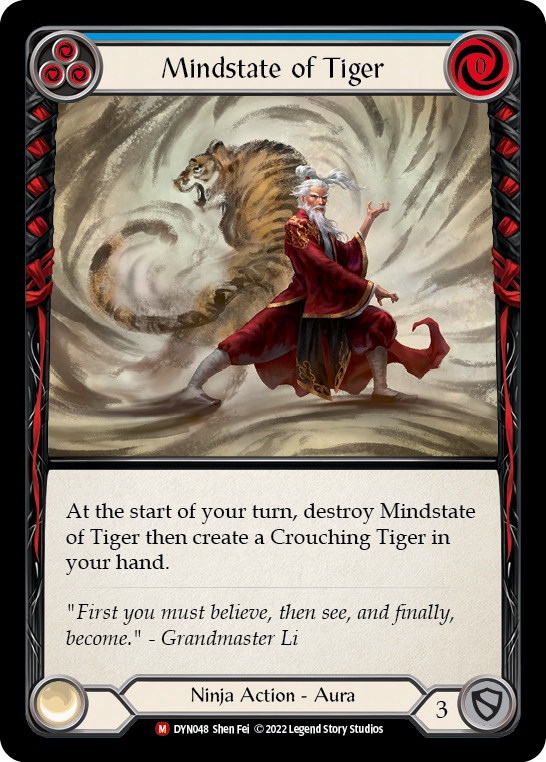 Mindstate of Tiger [DYN048] (Dynasty) Rainbow Foil
