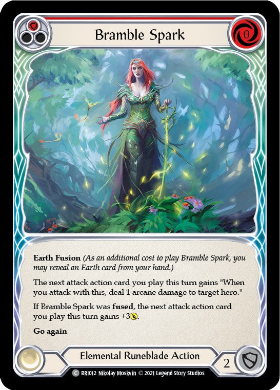 Bramble Spark (Red) [BRI012] (Tales of Aria Briar Blitz Deck) 1st Edition Normal