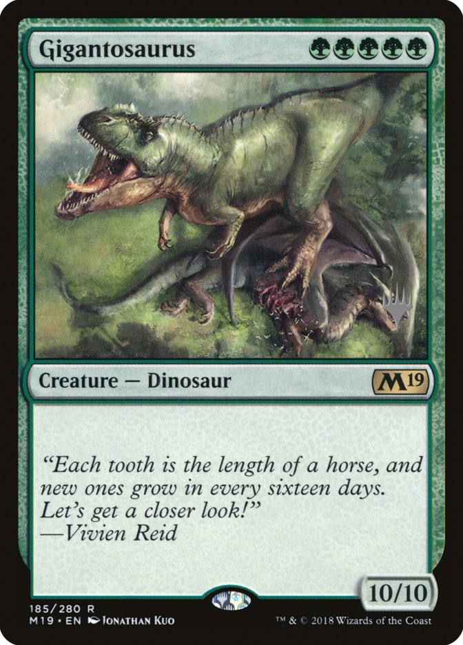 Gigantosaurus (Promo Pack) [Core Set 2019 Promo Pack]