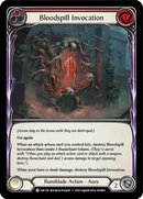 Bloodspill Invocation (Red) [U-ARC106] (Arcane Rising Unlimited) Unlimited Rainbow Foil