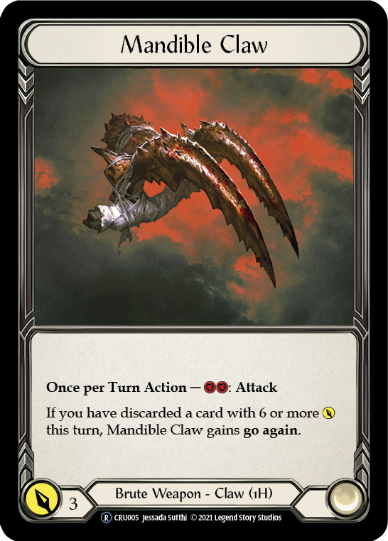 Mandible Claw [U-CRU005] (Crucible of War Unlimited) Unlimited Normal