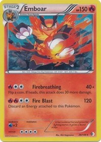 Emboar (26/149) (Cosmos Holo) (Blister Exclusive) (Black & White: Boundaries Crossed) [Theme Deck Exclusive]