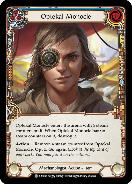 Optekal Monocle [U-ARC037] (Arcane Rising Unlimited) Unlimited Normal