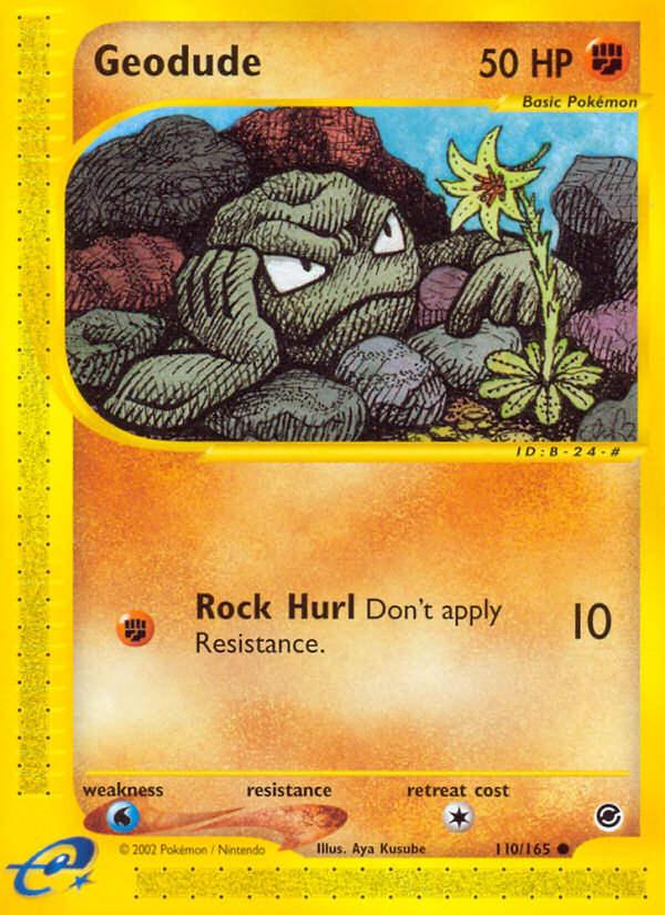 Geodude (110/165) [Expedition: E-Card Base Set]