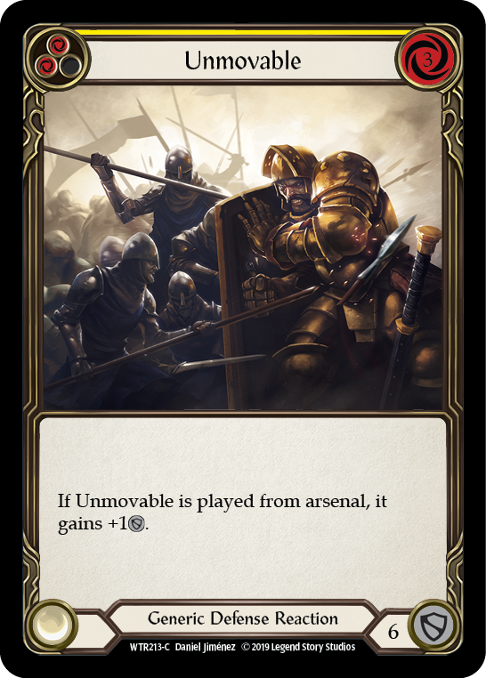 Unmovable (Yellow) [WTR213-C] (Welcome to Rathe) Alpha Print Normal