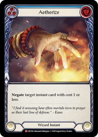 Aetherize [CRU164] (Crucible of War) 1st Edition Rainbow Foil