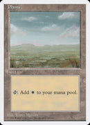 Plains (Signature on Bottom Left) (4th Ed 1996 Dated) [Introductory Two-Player Starter Set]